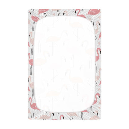 Fitted Crib Sheet for Toddler Mattress | Polyester Spandex Baby Sheets