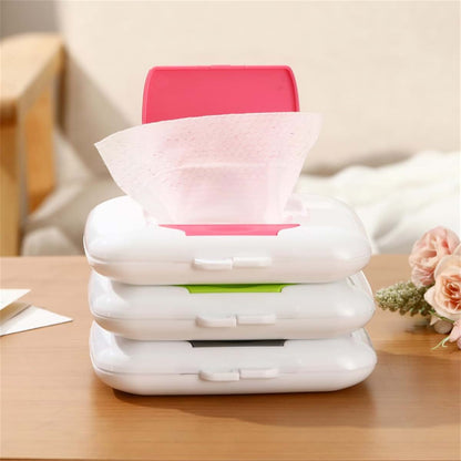 BOSTYY Hanging Baby Wipe Case Strollers Dispensers Outdoor Travel Refillable Wipe Holder Reusable Wipe Container (photo 4)