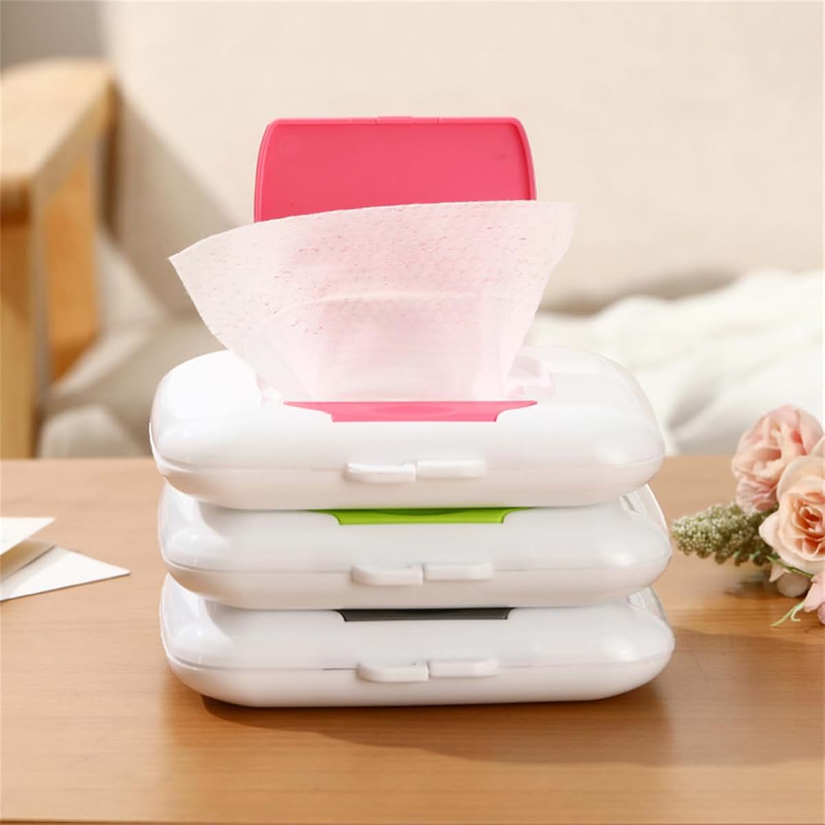 Tttllnn Refillable Portable Wipe Dispenser In Gray