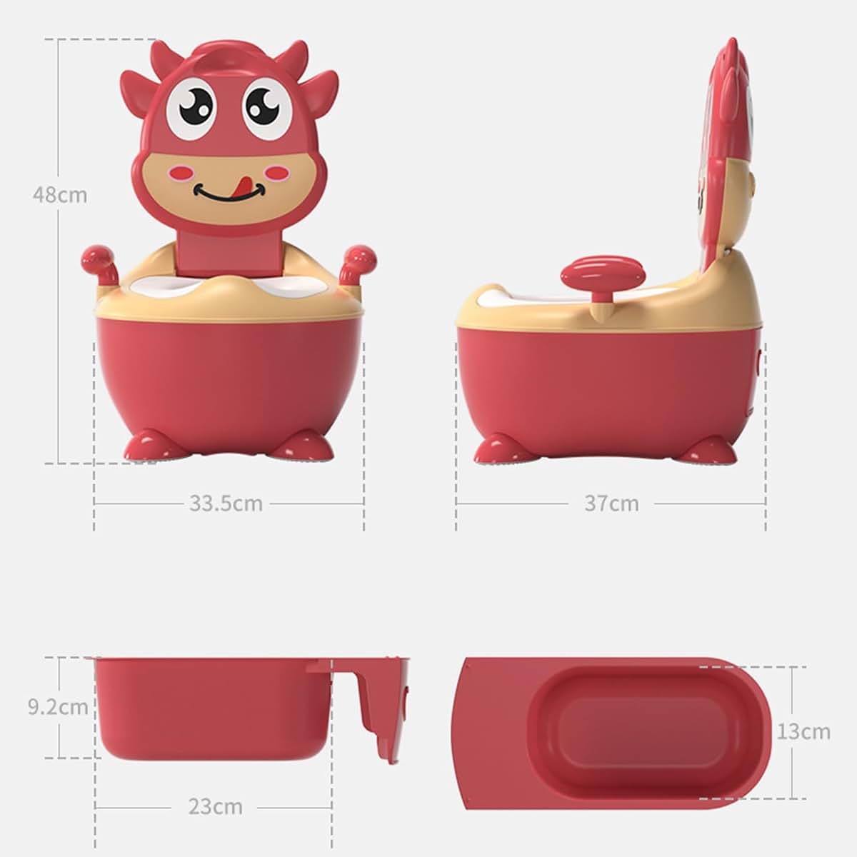 KtEli Potty Training Toilet and Toddler Toilet Seat - Toilet Training Potty with Fun Flushing and Cheering Sounds (photo 3)
