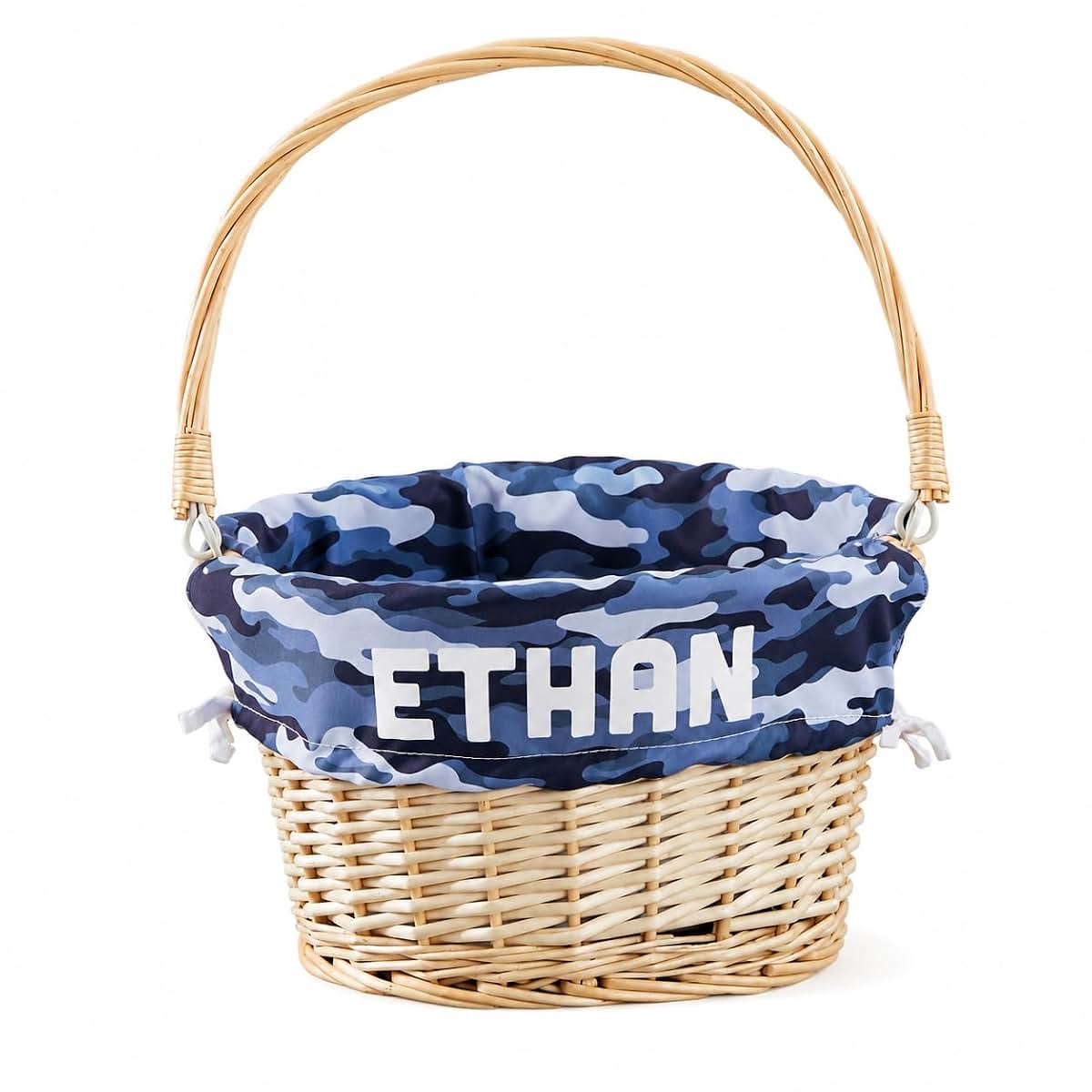 Personalization Universe Camo Willow Easter Basket with Folding Handle