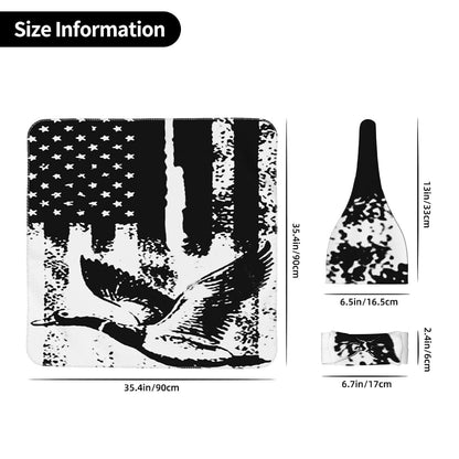 HavLik Duck Hunting Pattern Swaddle Blanket And Headband Set