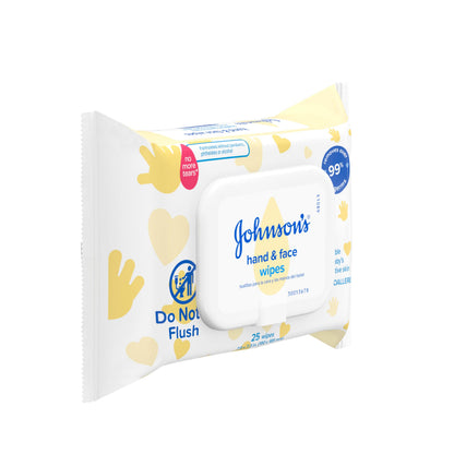 Johnson's Baby Disposable Hand & Face Wipes