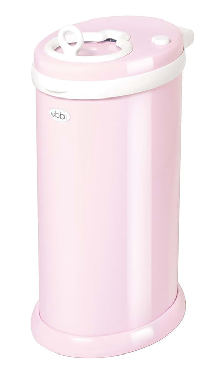 Ubbi Steel Diaper Pail In Pink