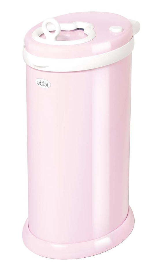 Ubbi Steel Diaper Pail In Pink
