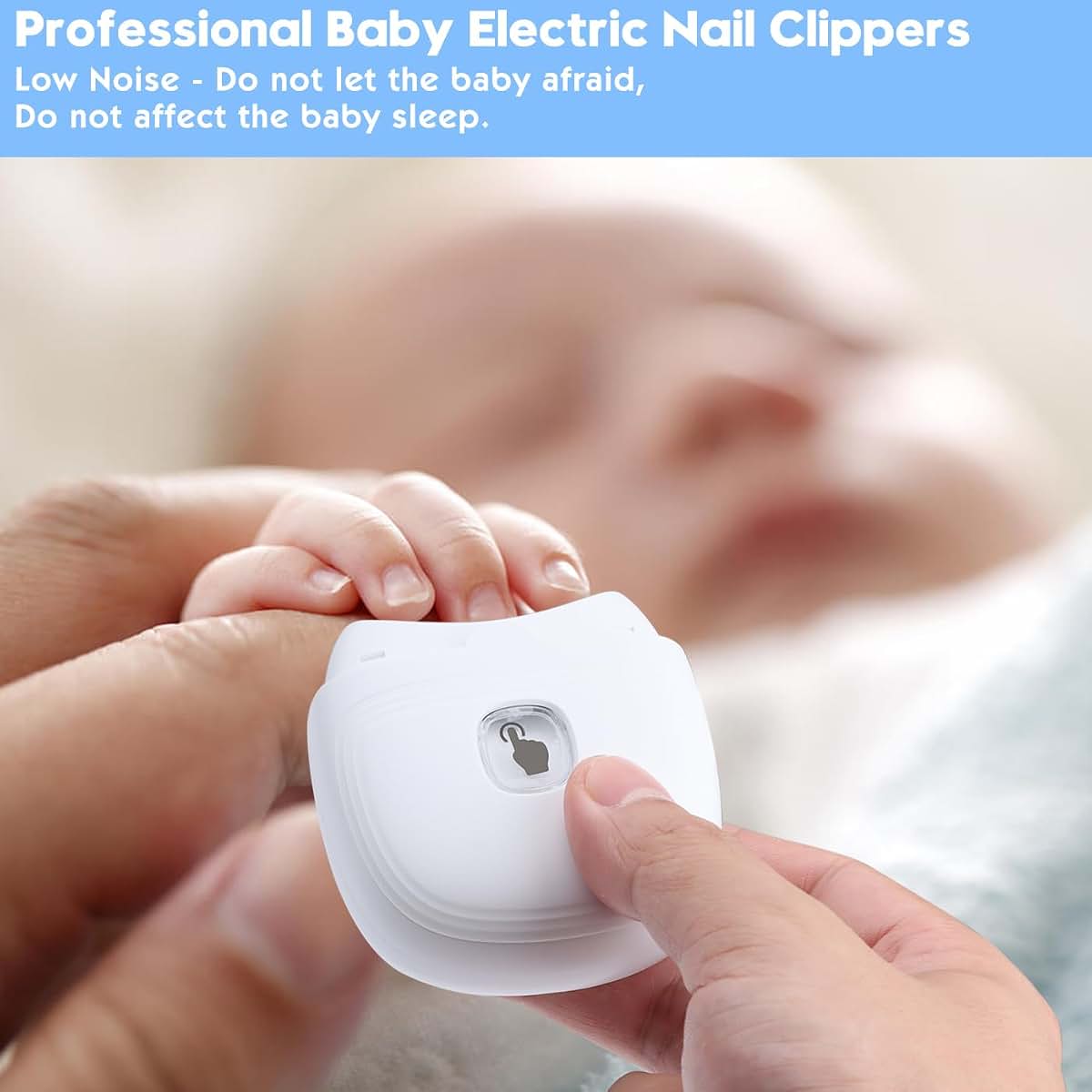 Rovlet Electric Nail Trimmer with USB-C Charging and LED Light (photo 3)