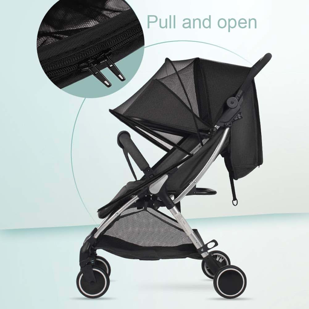 Ibluelover Stroller Mosquito Net, Breathable Mesh Cover, 110cm Stretch