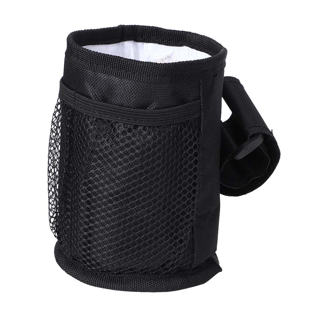 Alvinlite Universal Fit Insulated Stroller Cup Holder Non-Slip and Adjustable Use on Strollers Bikes and Wheelchairs