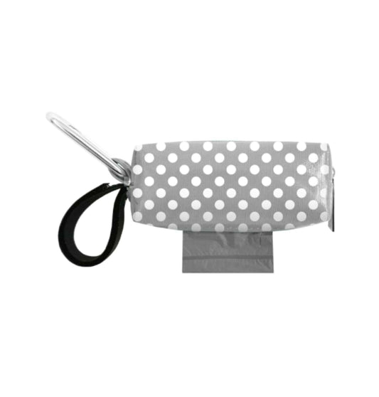 Oh Baby Bags - Duffel Dispenser Gift Box - Gry/Wht Dot