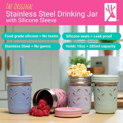Elk and Friends Stainless Steel Kids Drinking Cups 10oz