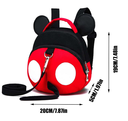 Yimidear Red Anti-Lost Toddler Safety Harness and Backpack with Leash (photo 2)