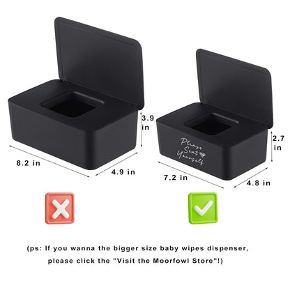 Moorfowl Wipes Dispenser for Nursery or Guest Bathroom Decor