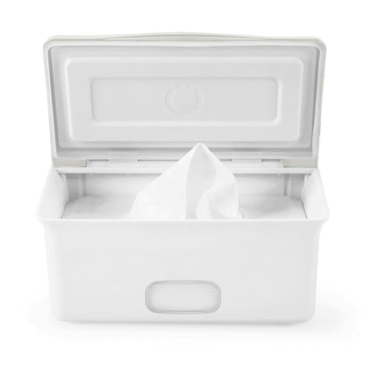 Ubbi Baby Wipes Dispenser with Weighted Plate and Clear Window