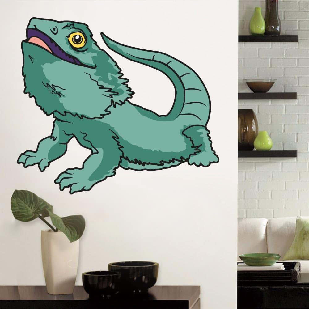 DS Inspirational Decals Easy to Apply Giant Reptile Animal Wall Decal (photo 2)