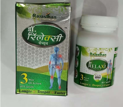 Rajasthan Herbals Dr. Relaxi Capsules, Pack of 2 (80 Capsules Total)