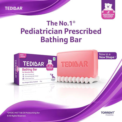 Curatio Tedibar Baby Bathing Bar 75gm (photo 2)