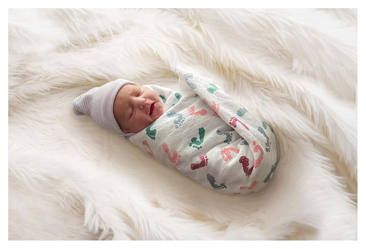 PILL THING Baby Hospital Receiving Swaddle Blanket, 100% Cotton, 30x40