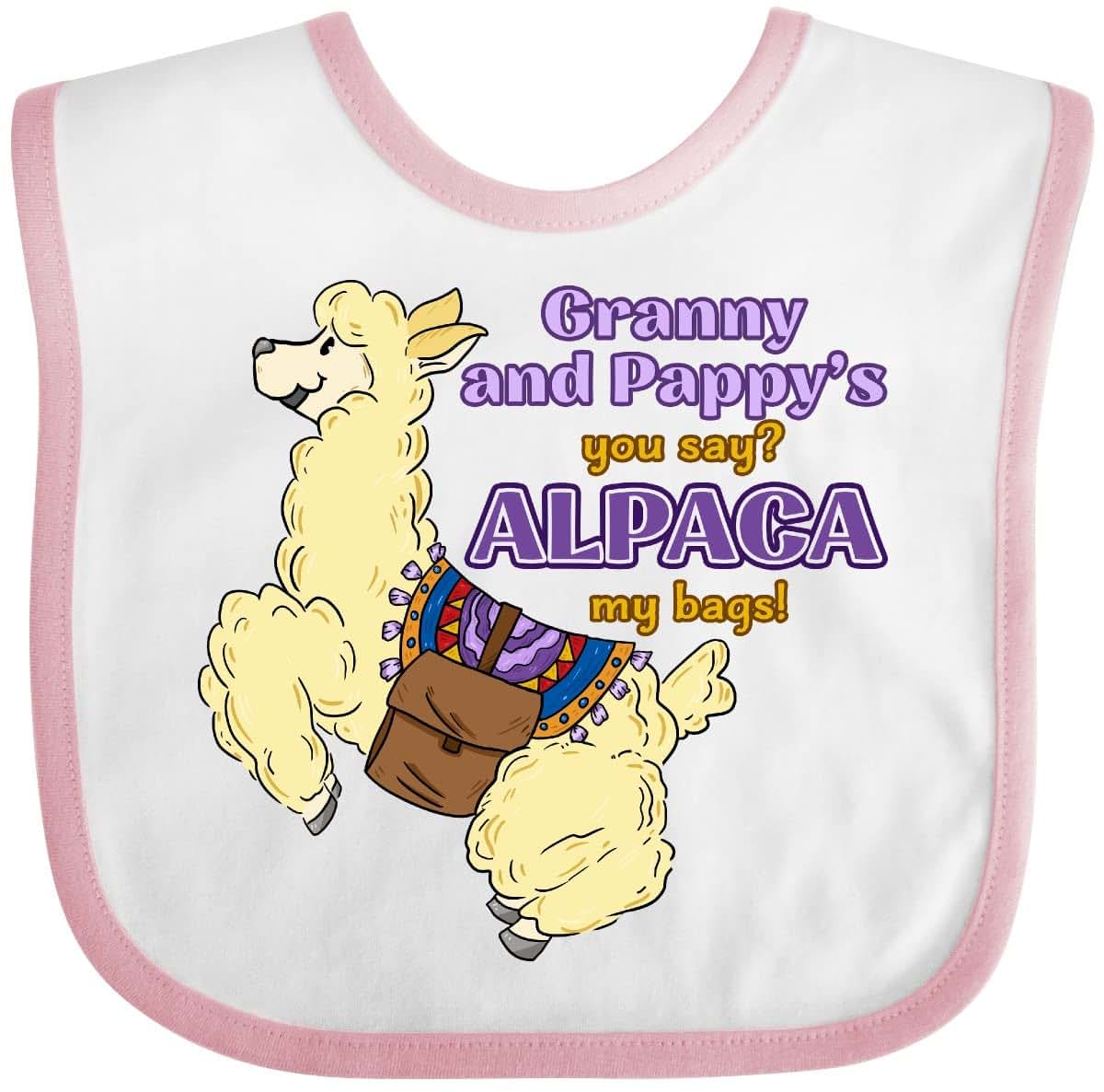 Granny And Pappy's Alpaca Baby Bib
