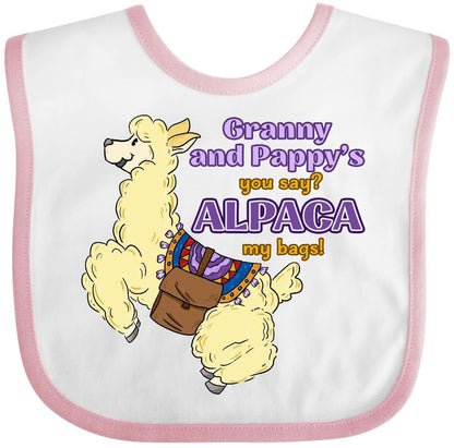 Granny And Pappy's Alpaca Baby Bib