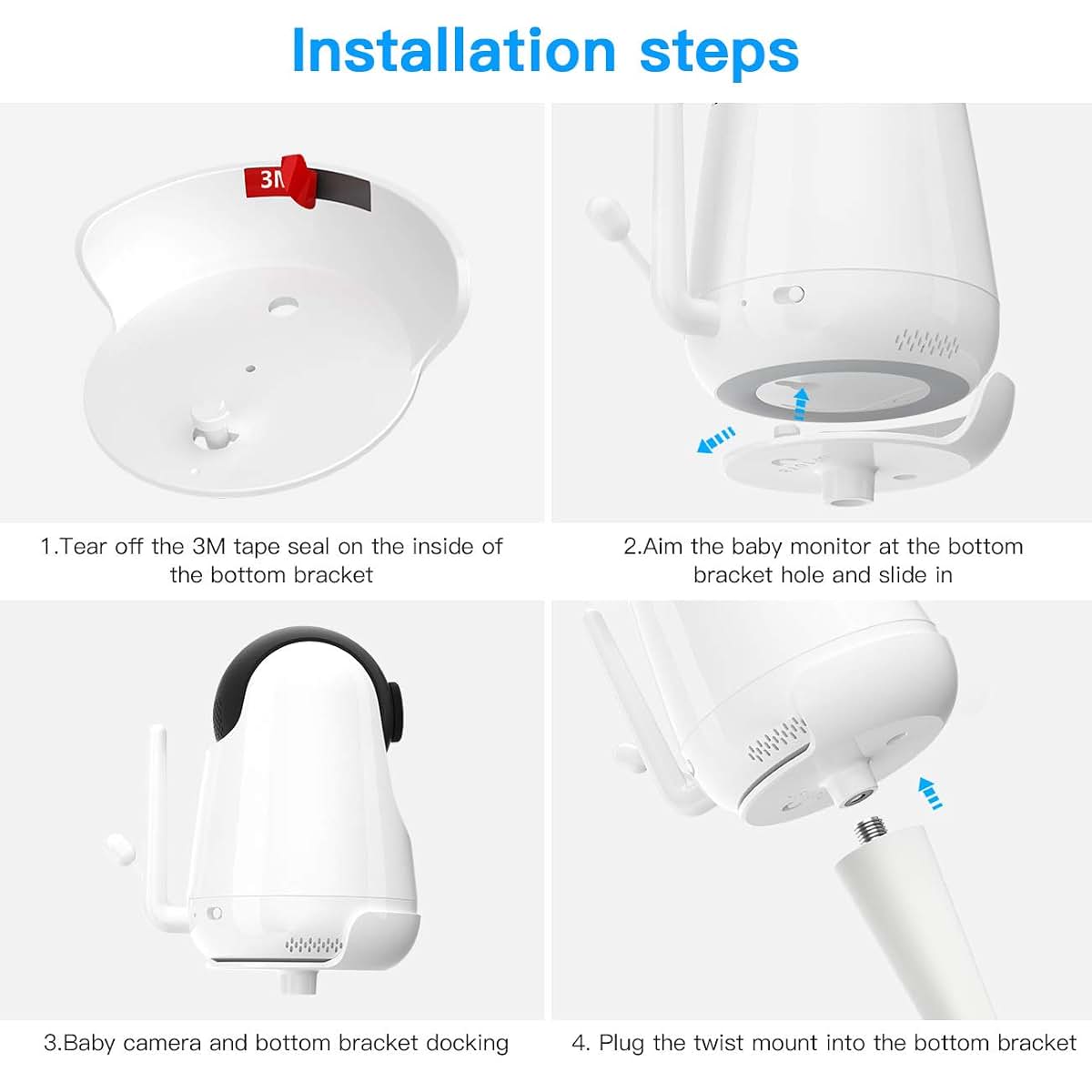 Baby Monitor Accessory for Flexible Nursery Setup