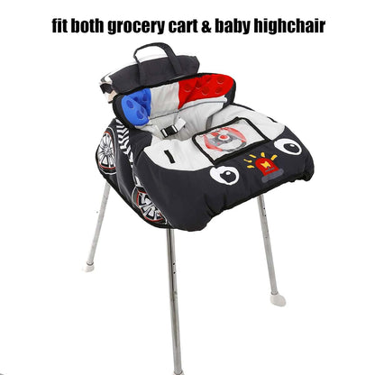 Eyou Baby Police Car Grocery Cart Cover