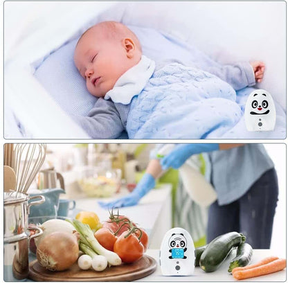 TimeFlys Mustang Panda Audio Baby Monitor with Long Range and Temperature Monitoring