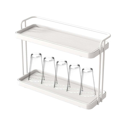 BigKing 2-Tier Bottle Drying Rack for Kitchen Countertop