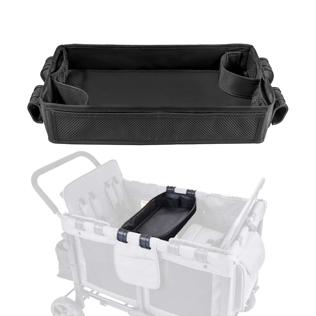 Shinetec Double Sided Stroller Tray for Camper Wagon - Activity & Snack Table
