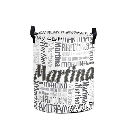 Attentive Arts Personalized Laundry Basket Large Storage Bin (photo 2)