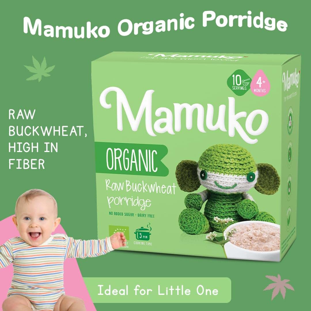 Mamuko Organic Raw Buckwheat Porridge For Infants 4+ Months (photo 2)