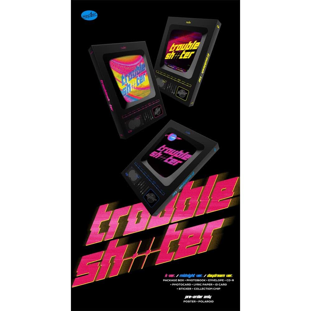 Kep1er 3rd Mini Album TROUBLESHOOTER Photobook Set Ver + Poster