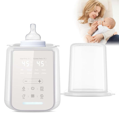 Anluomafuy 8-in-1 Bottle Warmer with Night Light and Smart Temperature Control