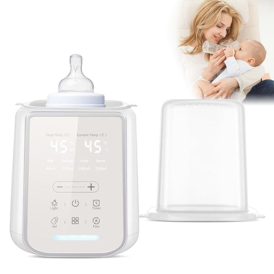 Anluomafuy 8-in-1 Bottle Warmer with Night Light and Smart Temperature Control