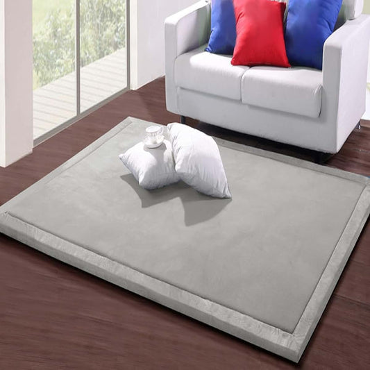 DSSHENGDS Living Room Home Decor Coral Fleece Area Rug,Modern Nursery Washable Kids Bedroom Rug,Girls Boys Soft