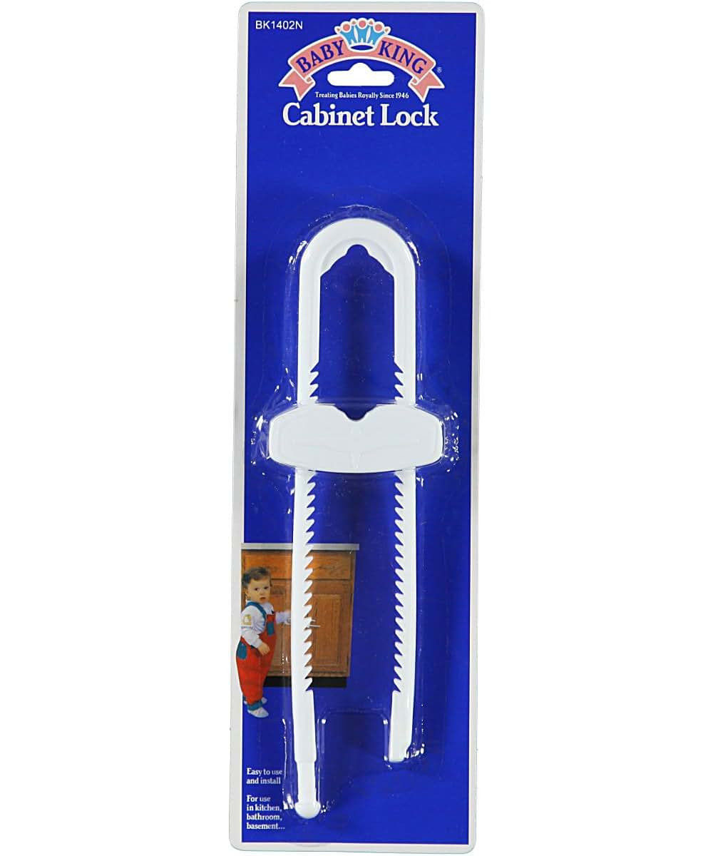 Baby King Cabinet Lock for Child Safety in Kitchen, Bathroom, Living Room, and Basement