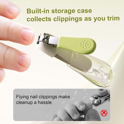 Purpurbur Baby Nail Clippers for Newborns, Infants & Toddlers, Curved Blade (photo 3)
