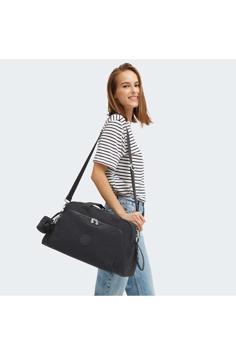 Kipling Camama Large Baby Bag in Black Noir