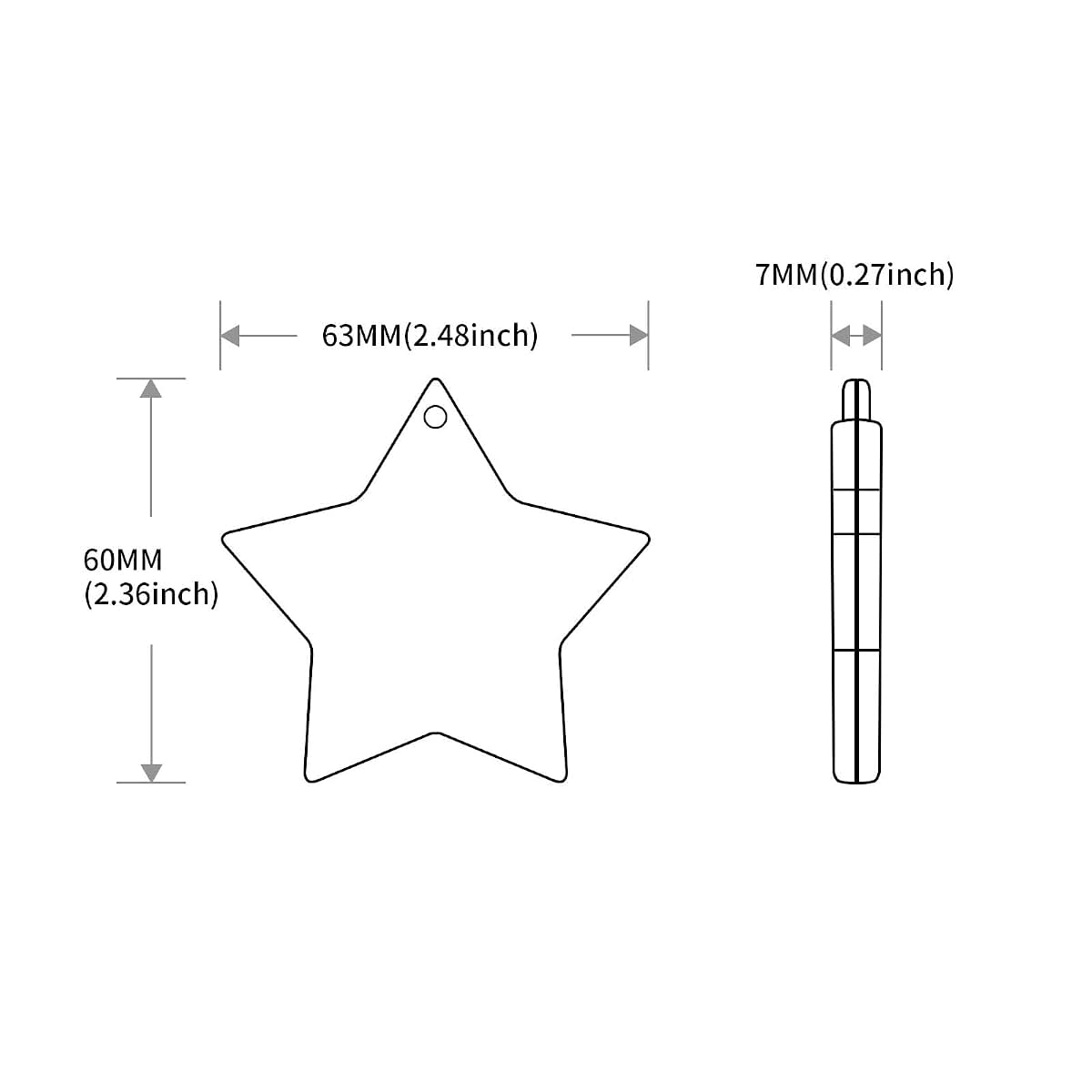 MFC PRO Super Bright Children’s Safety Reflective Gear Star 4 PCS (photo 2)