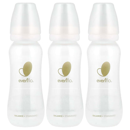Evenflo Feeding Balance+ Standard Bottles, 9 oz, Slow Flow, 3 Pack (photo 3)