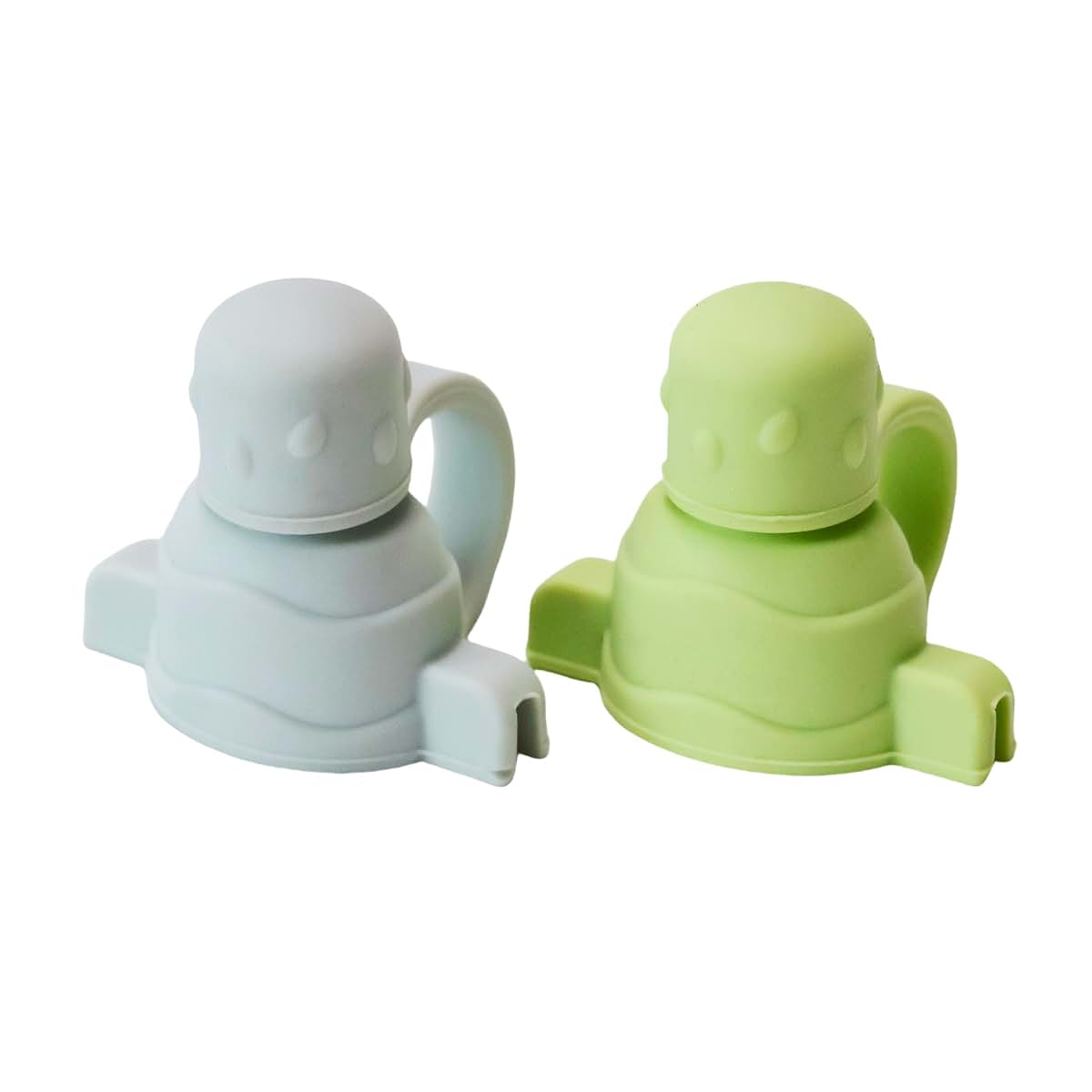 Silicone No-Spill Squeeze Pouch Topper for Toddlers, Easy-Grip Valve Style