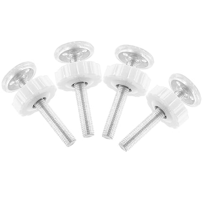 Unlorspy Baby Gate Threaded Spindle Rod M10 10mm 4 Pack Orange