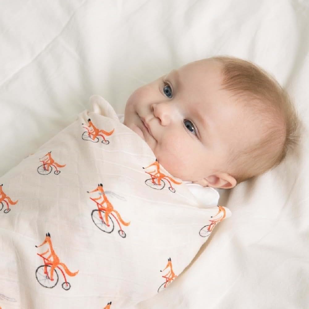 Little Fennec Versatile Cotton Muslin Cuddle Blanket - Riding (photo 2)