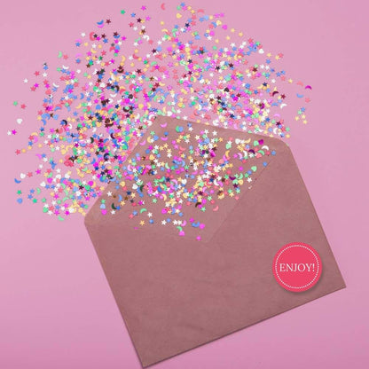 Amanda Creation Enjoy Stickers, 60 Pack Pink Polka Dot Labels (photo 4)