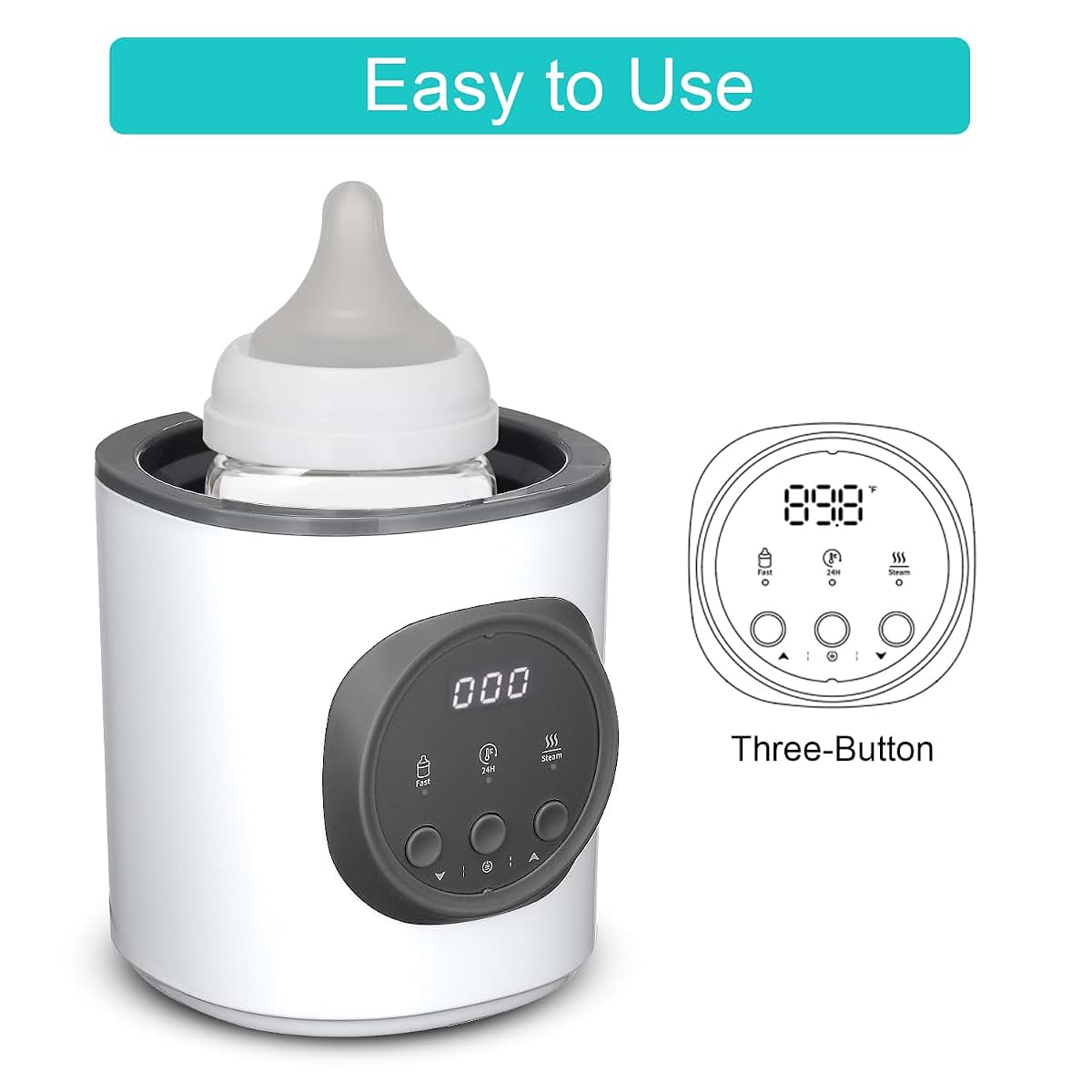 Vaundra Fast Baby Bottle Warmer for Breastmilk and Formula 120V (photo 4)