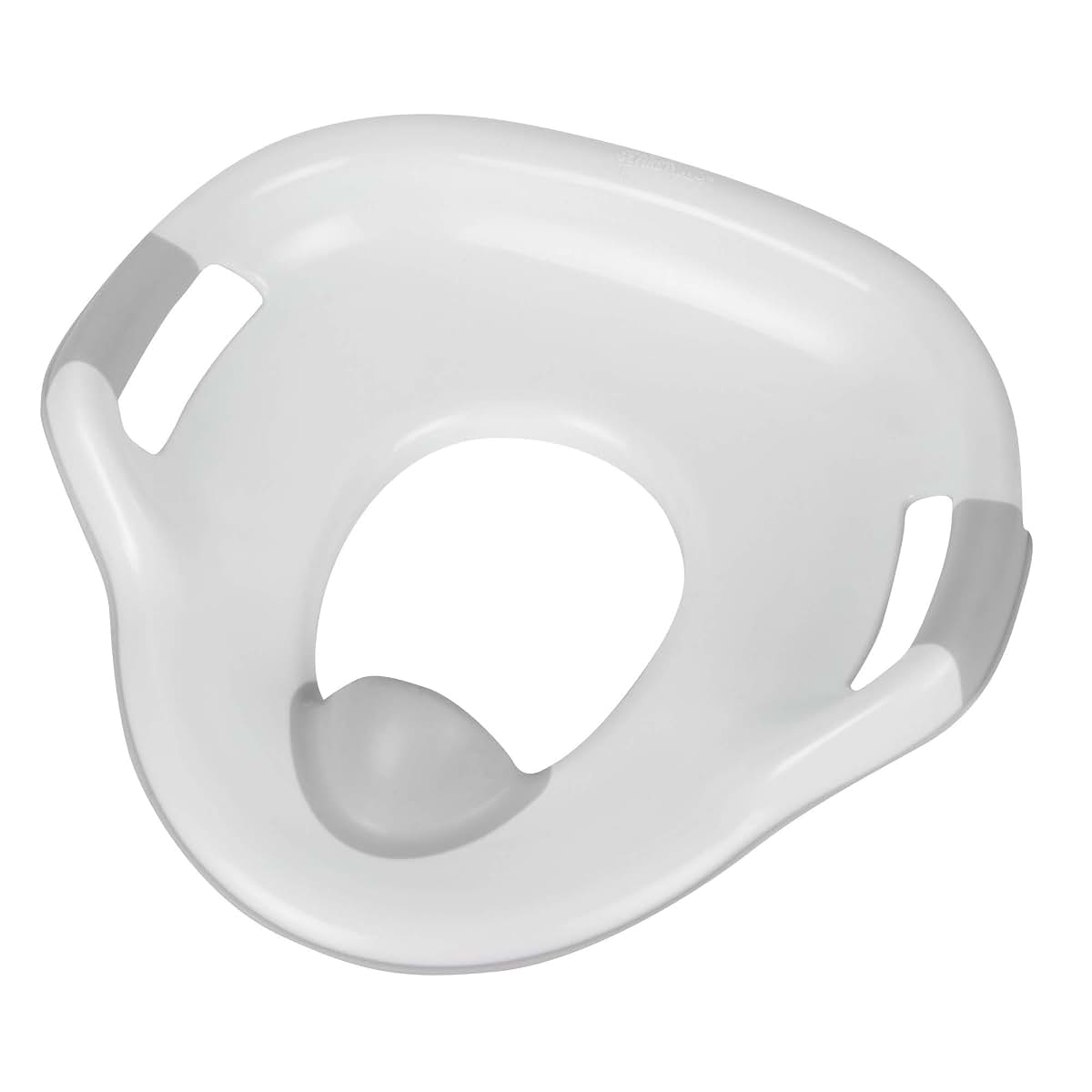 The First Years Soft Grip Potty Training Toilet Seat with Handles, Gray