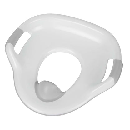 The First Years Soft Grip Potty Training Toilet Seat with Handles, Gray