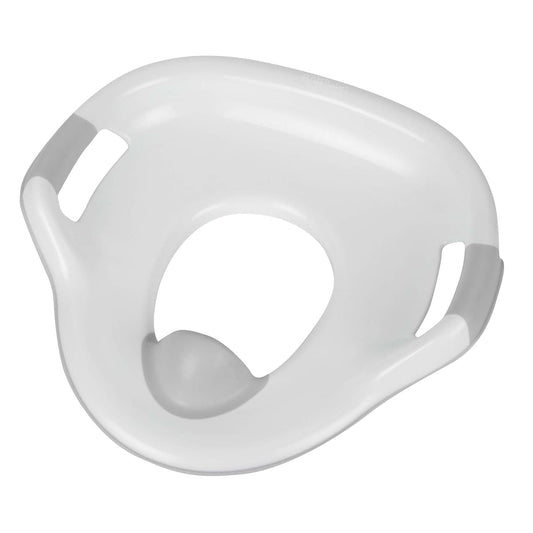 The First Years Soft Grip Potty Training Toilet Seat with Handles, Gray