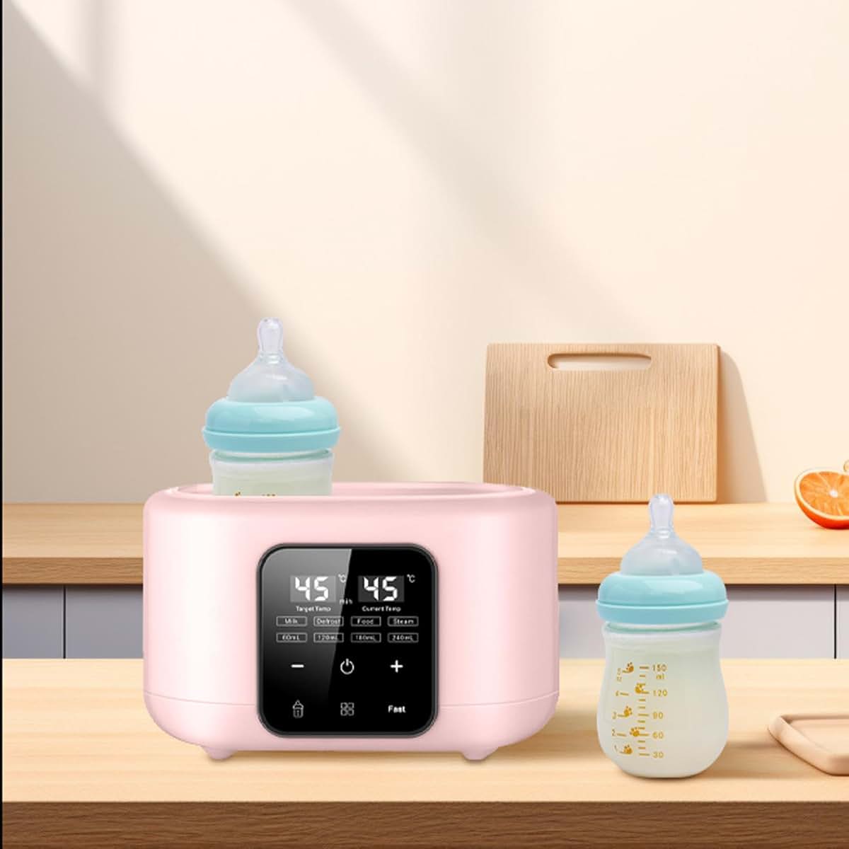 HEALT Double Bottle Warmer with Smart Temperature Control in Pink (photo 2)
