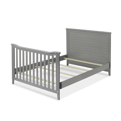 Sorelle Furniture Crib Conversion Rail with Toddler and Adult Rails, Wood, Weathered Gray