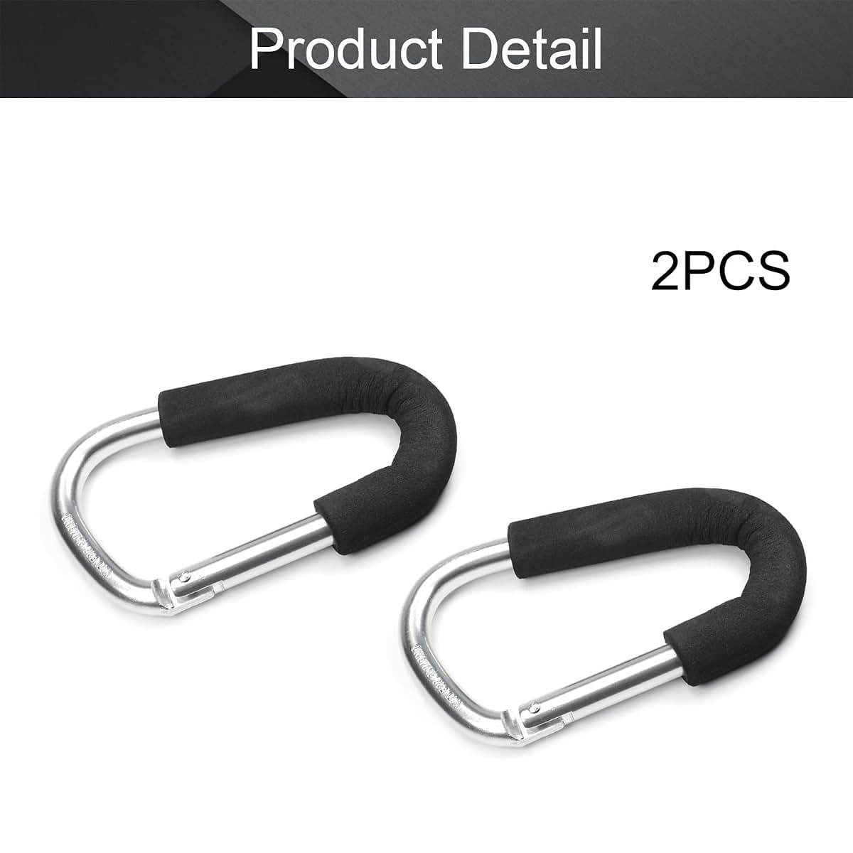 MroMax Pack of 2 Grocery Bag Holder Handle Carrier Tool Grip Your Tote，Handy Stroller Hooks, Multi Purpose Hooks